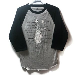 Disney Tim Burton’s The Nightmare Before Christmas Medium 3/4 Sleeve Tee T Shirt